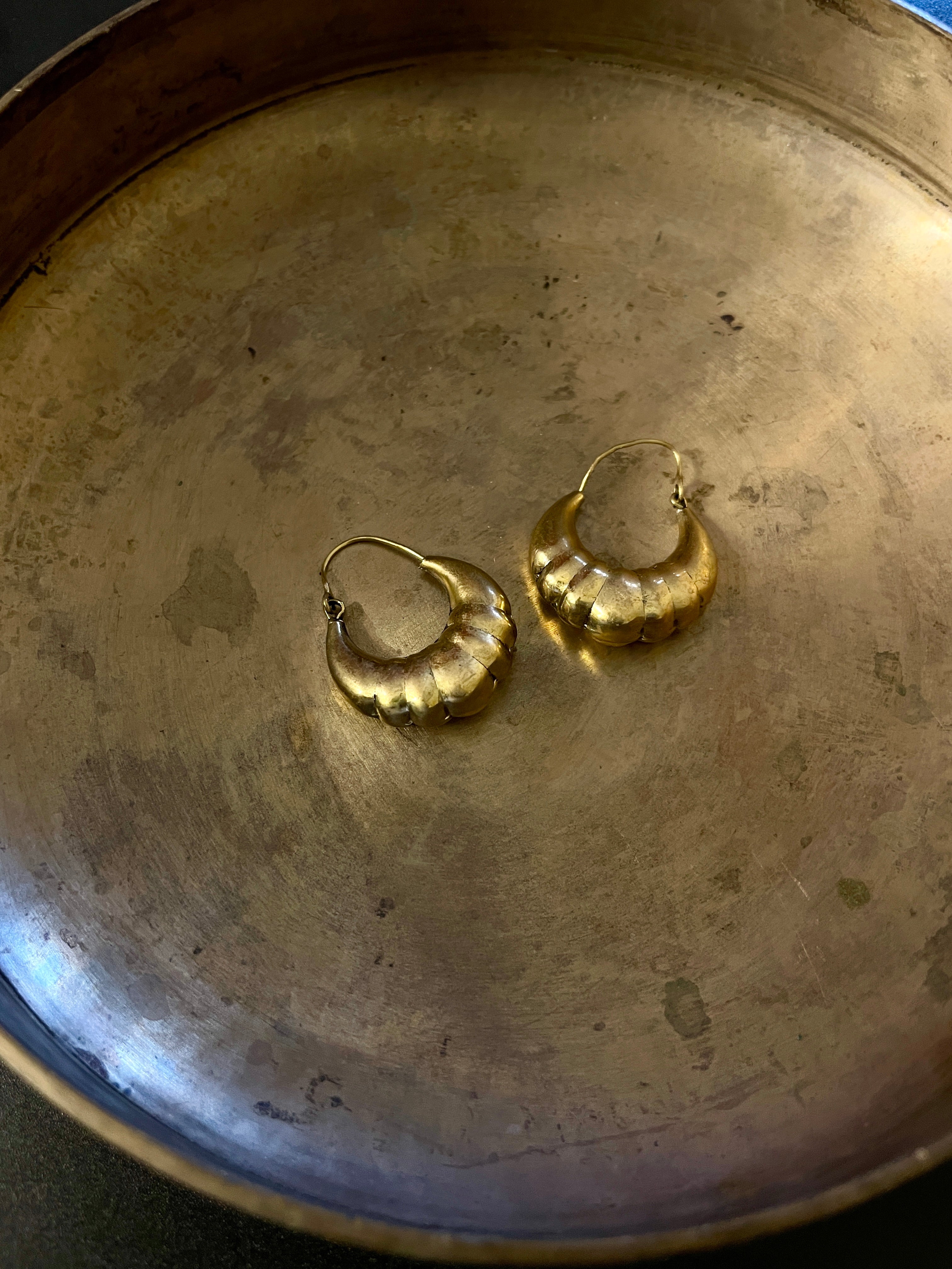 Croissant Brass Chaandbalis - Small