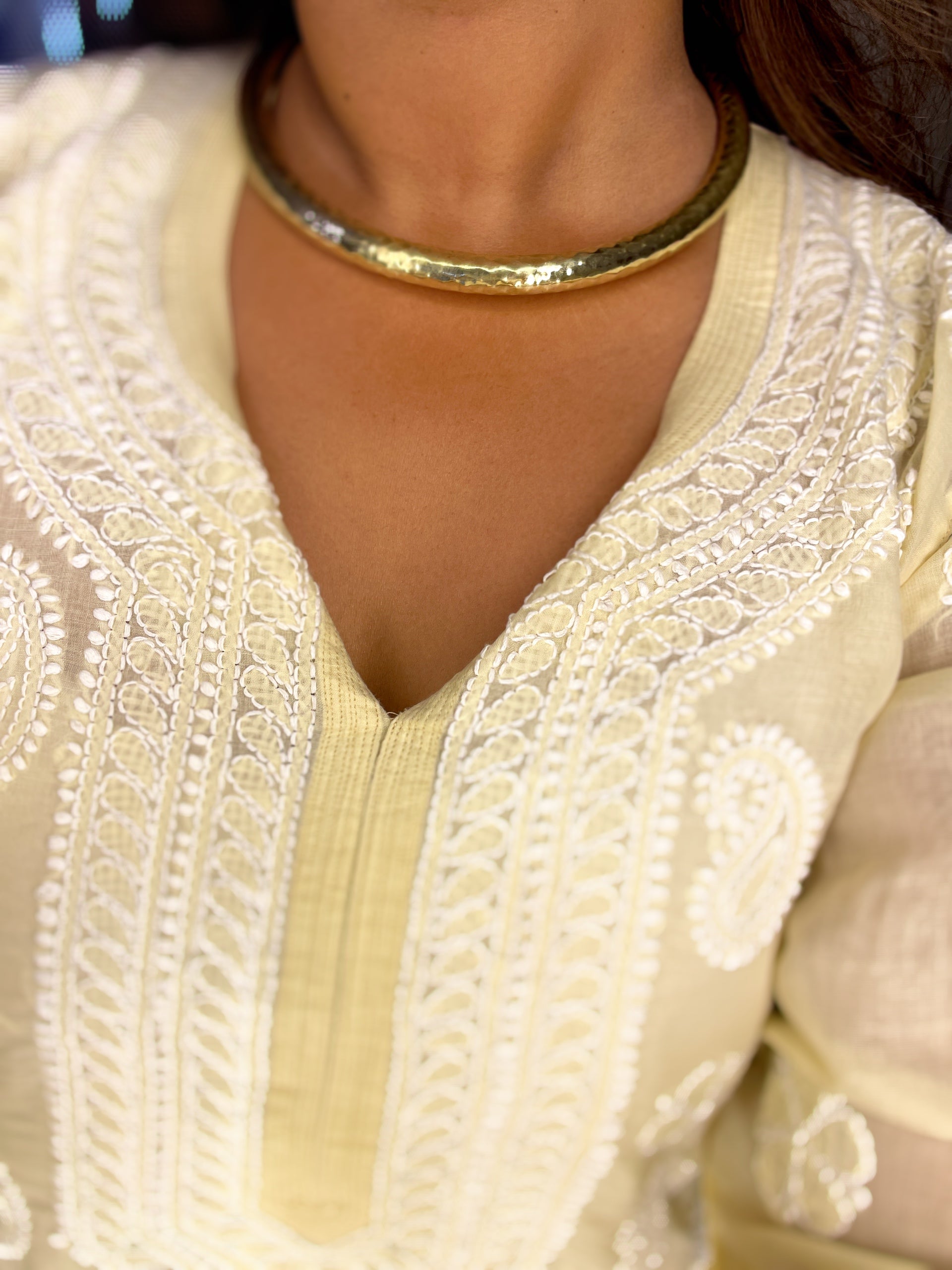 Baani Hand-Moulded Brass Hasli