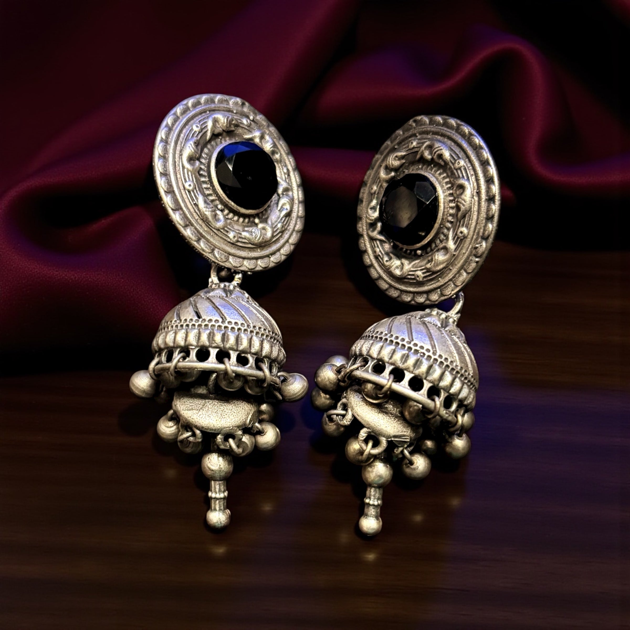 Indrani Jhumka - Black
