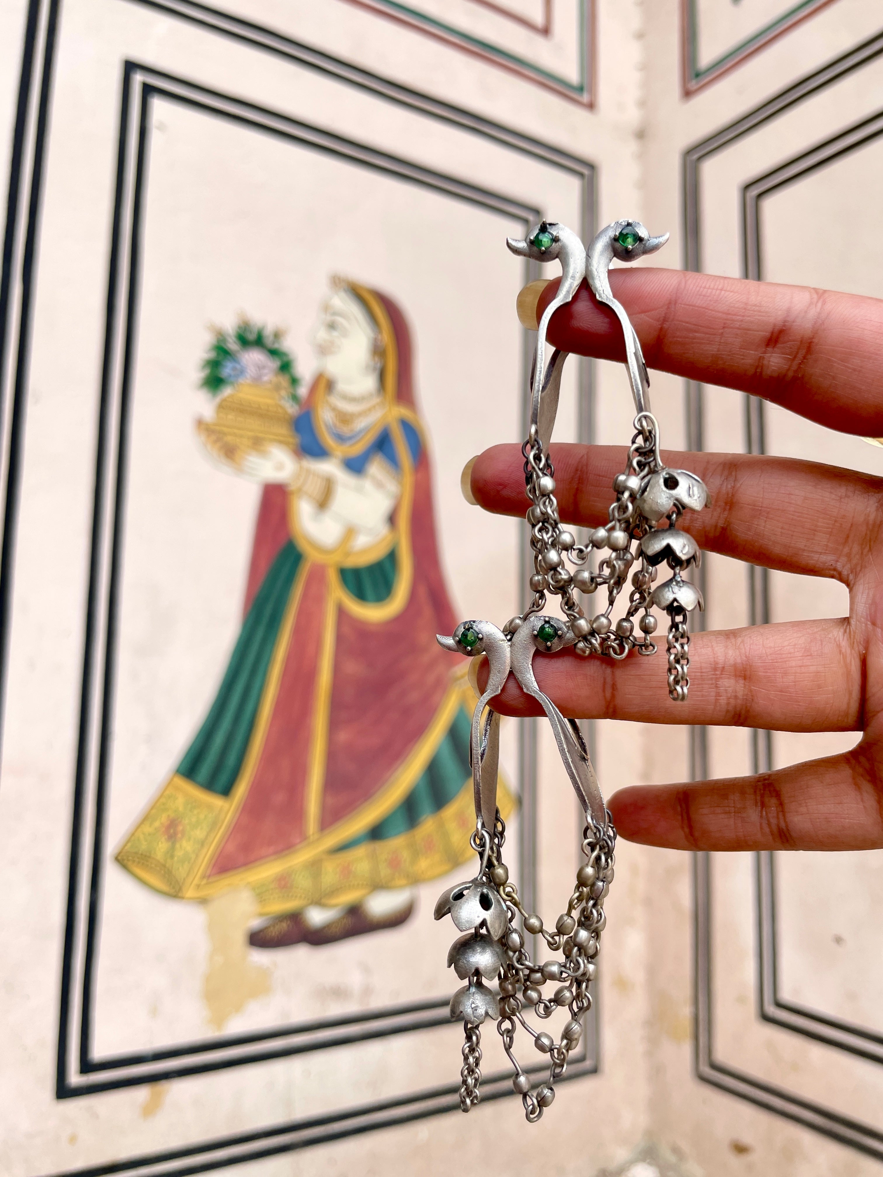 Mayur Kamal Silver Plated Earrings