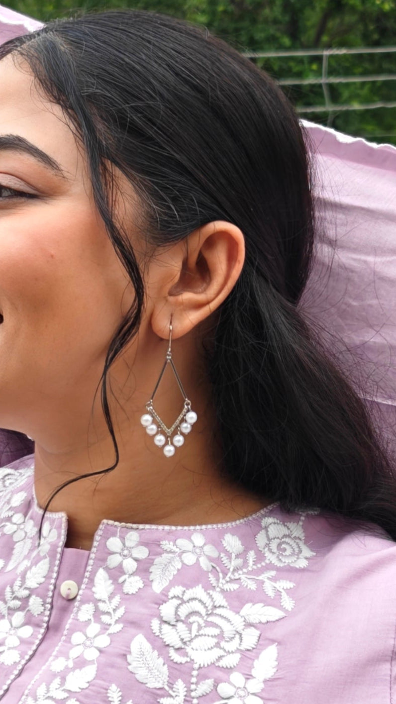 Pearl Chandelier Earrings