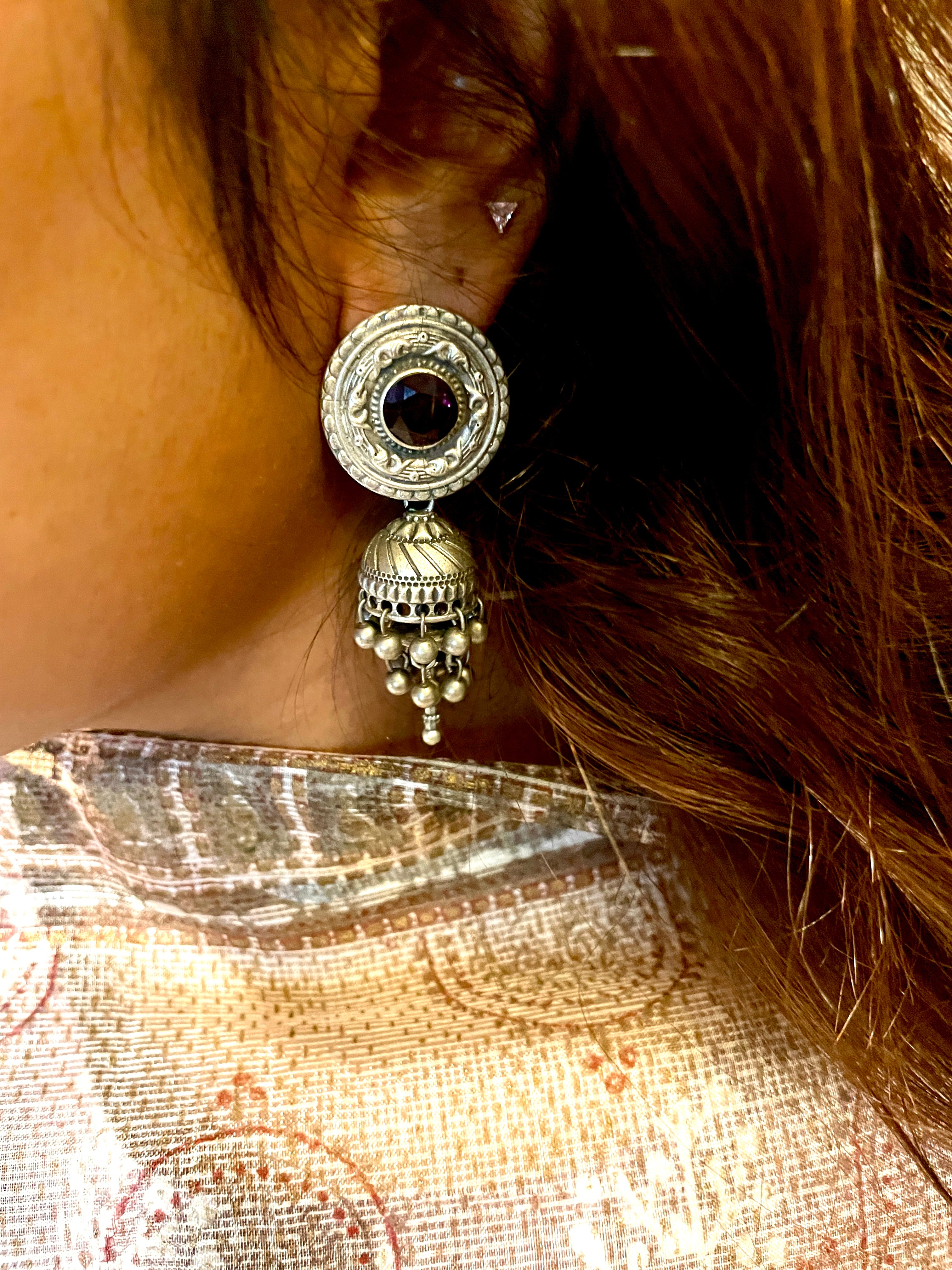 Indrani Jhumka - Black