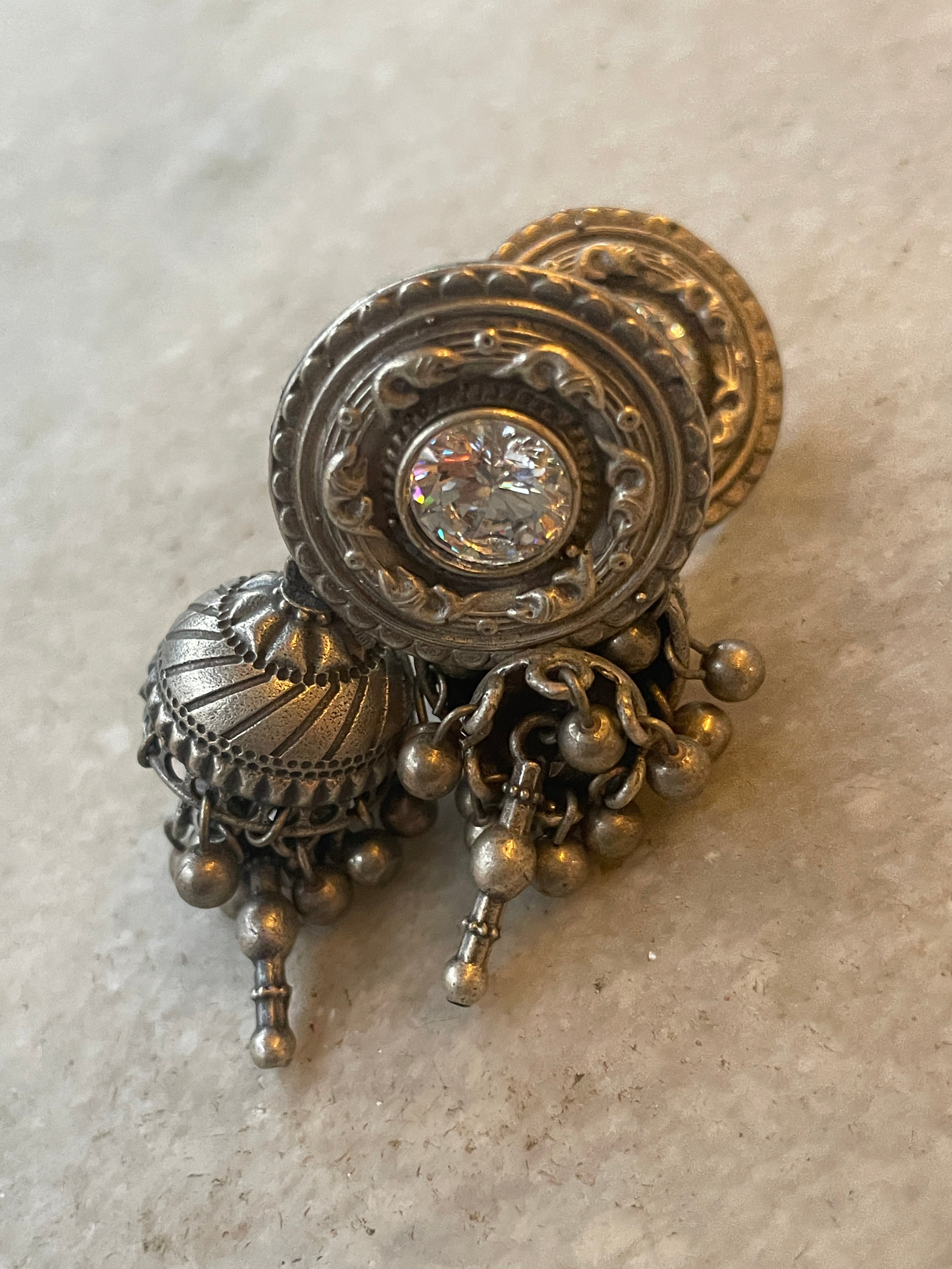 Indrani Jhumka - Crystal