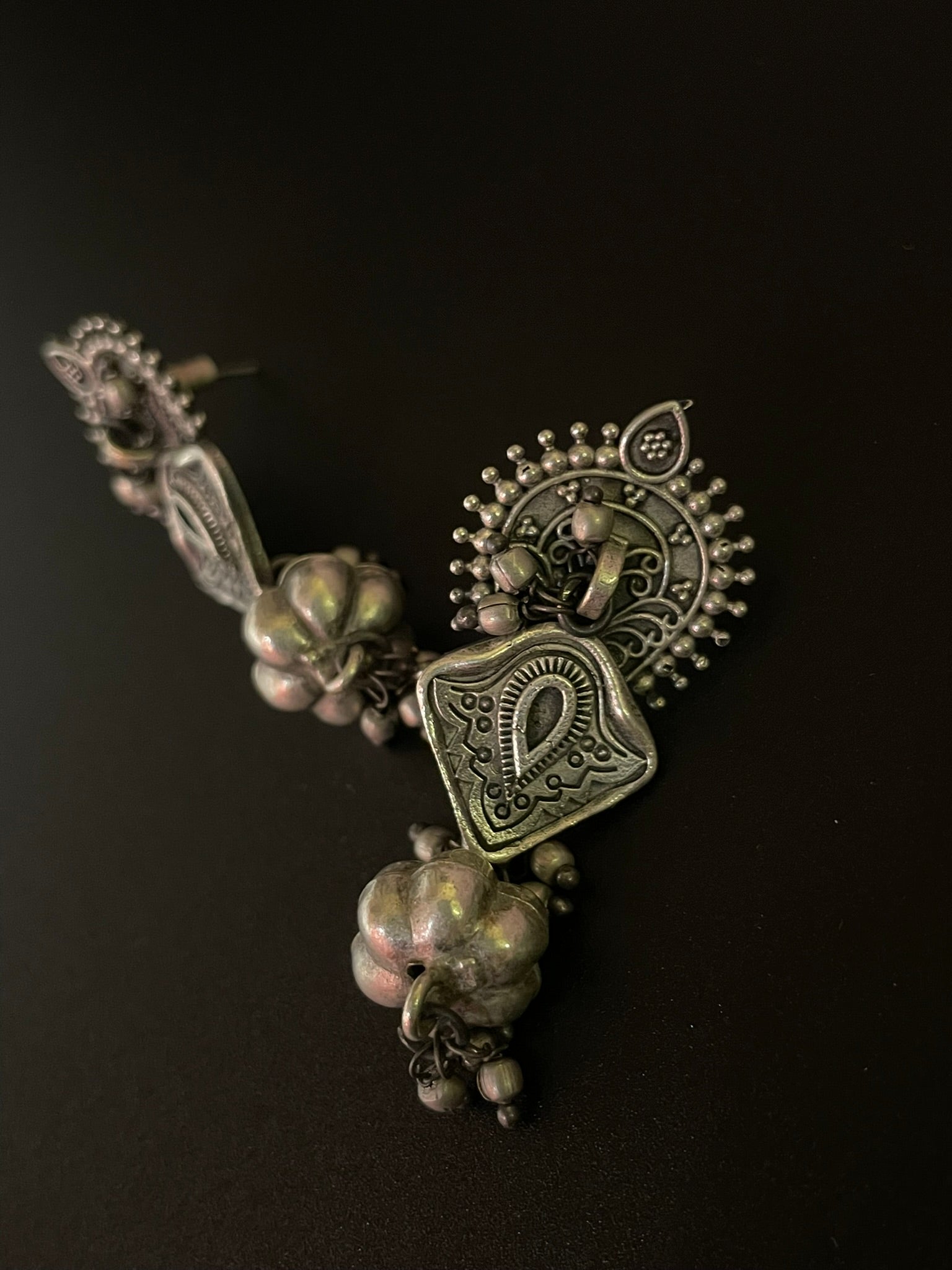 Tribal Paisley Drop Earrings