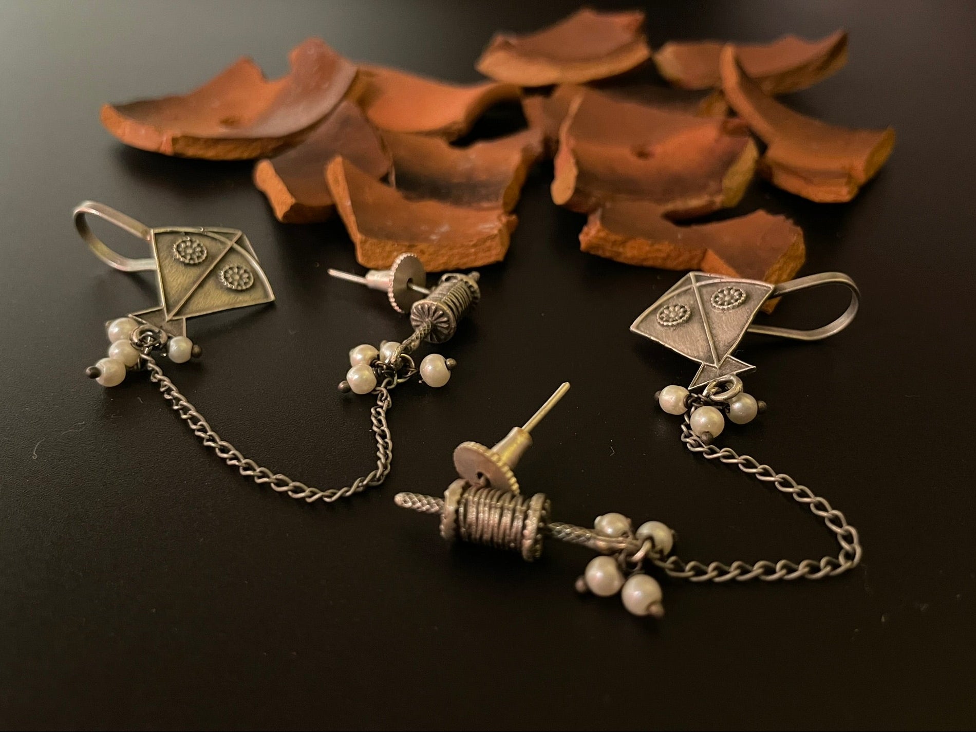 Kite Climber Stud Earrings