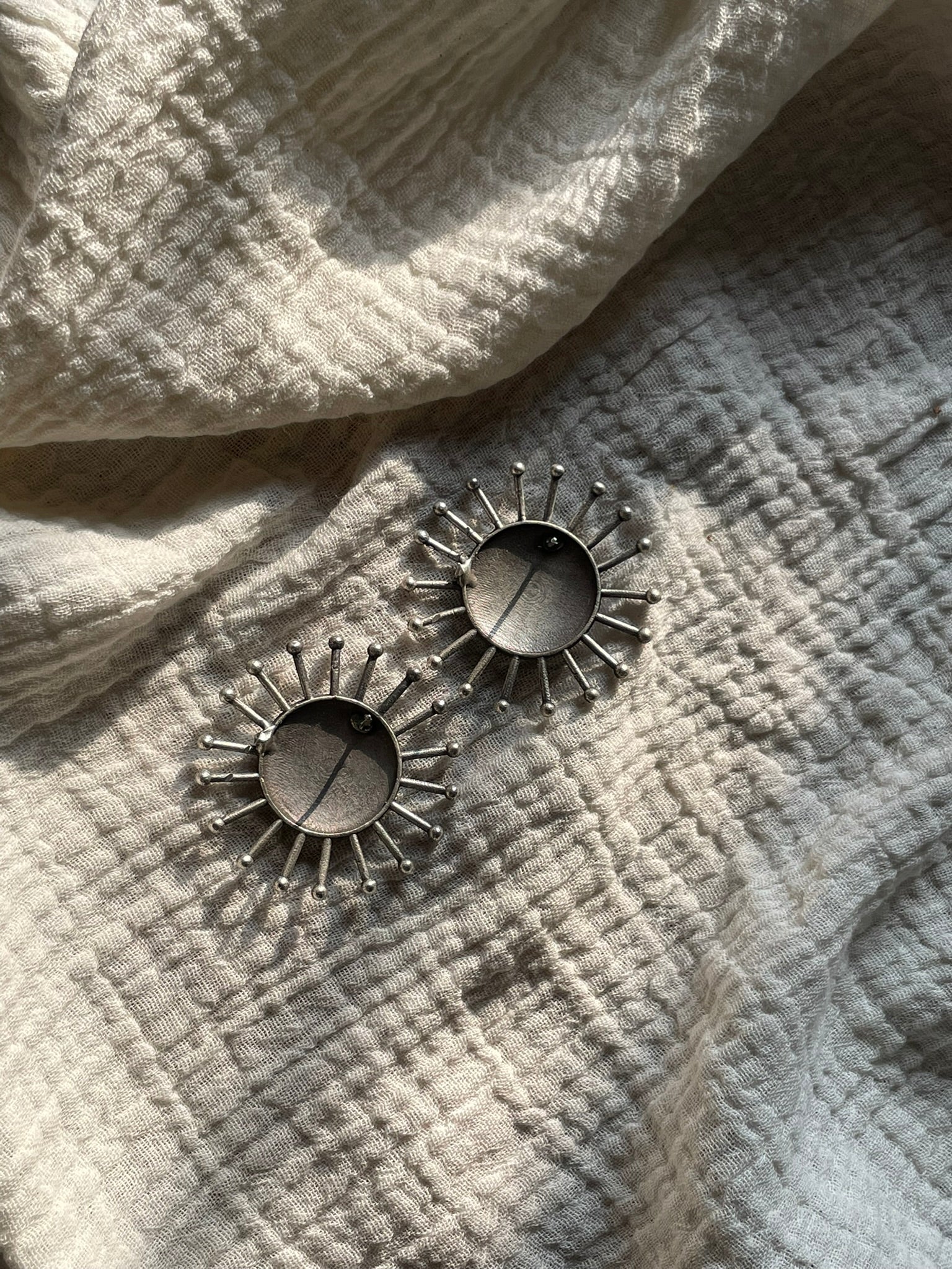 One Rupee Coin Stud Earrings