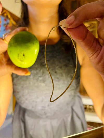Amrapali Hand Wired Hammered Earrings