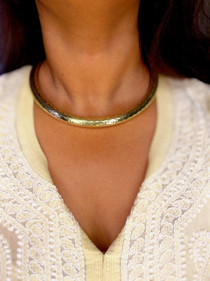 Baani Hand-Moulded Brass Hasli