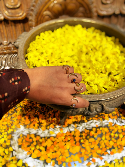 Chandini Brass Gemstone Ring