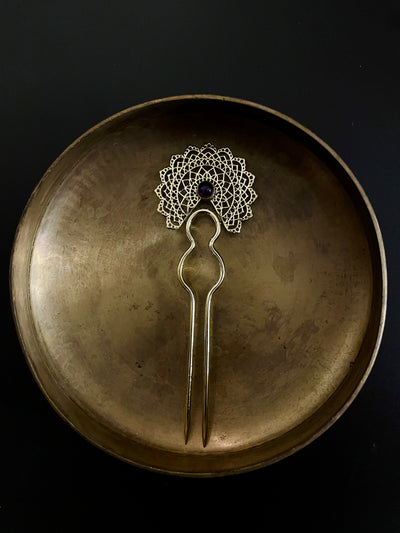 Veera Pure Brass Hair Pin