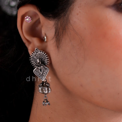 Tribal Paisley Drop Earrings
