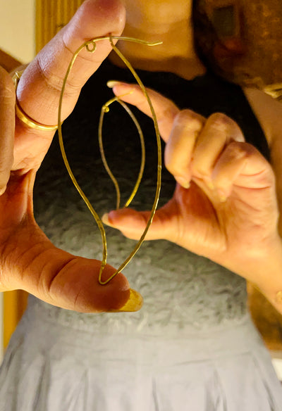 Amrapali Hand Wired Hammered Earrings