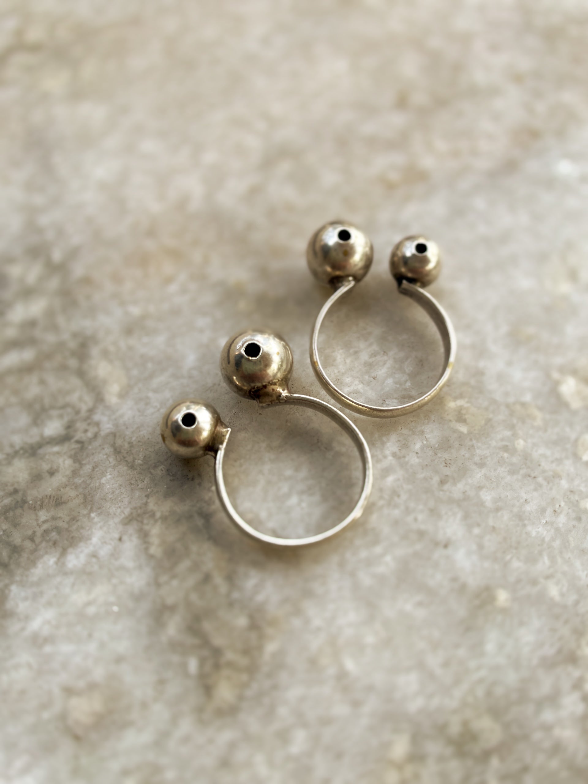 Mahira Silver Dome Adjustable Ring