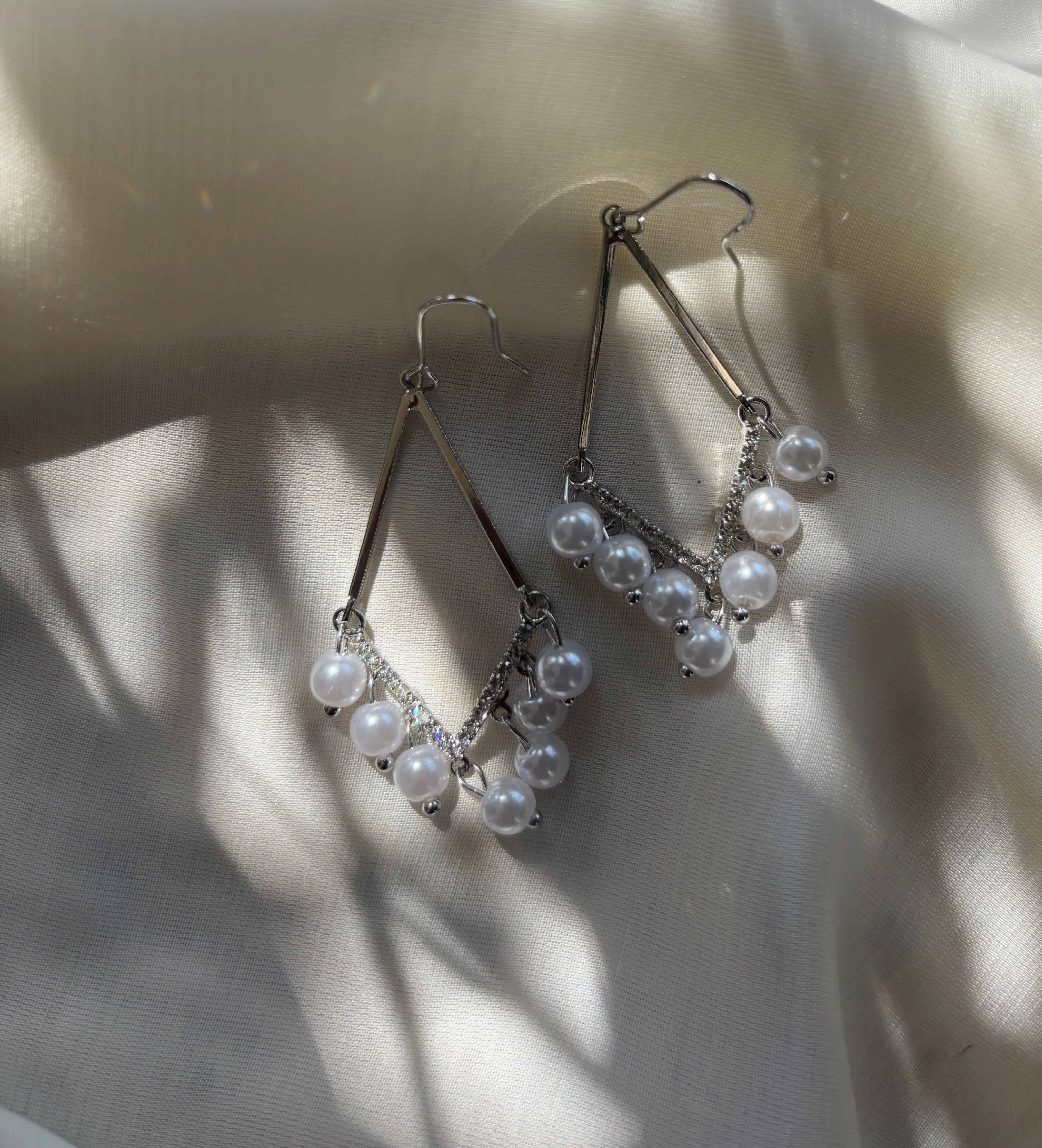 Pearl Chandelier Earrings