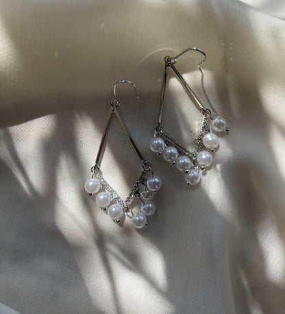Pearl Chandelier Earrings
