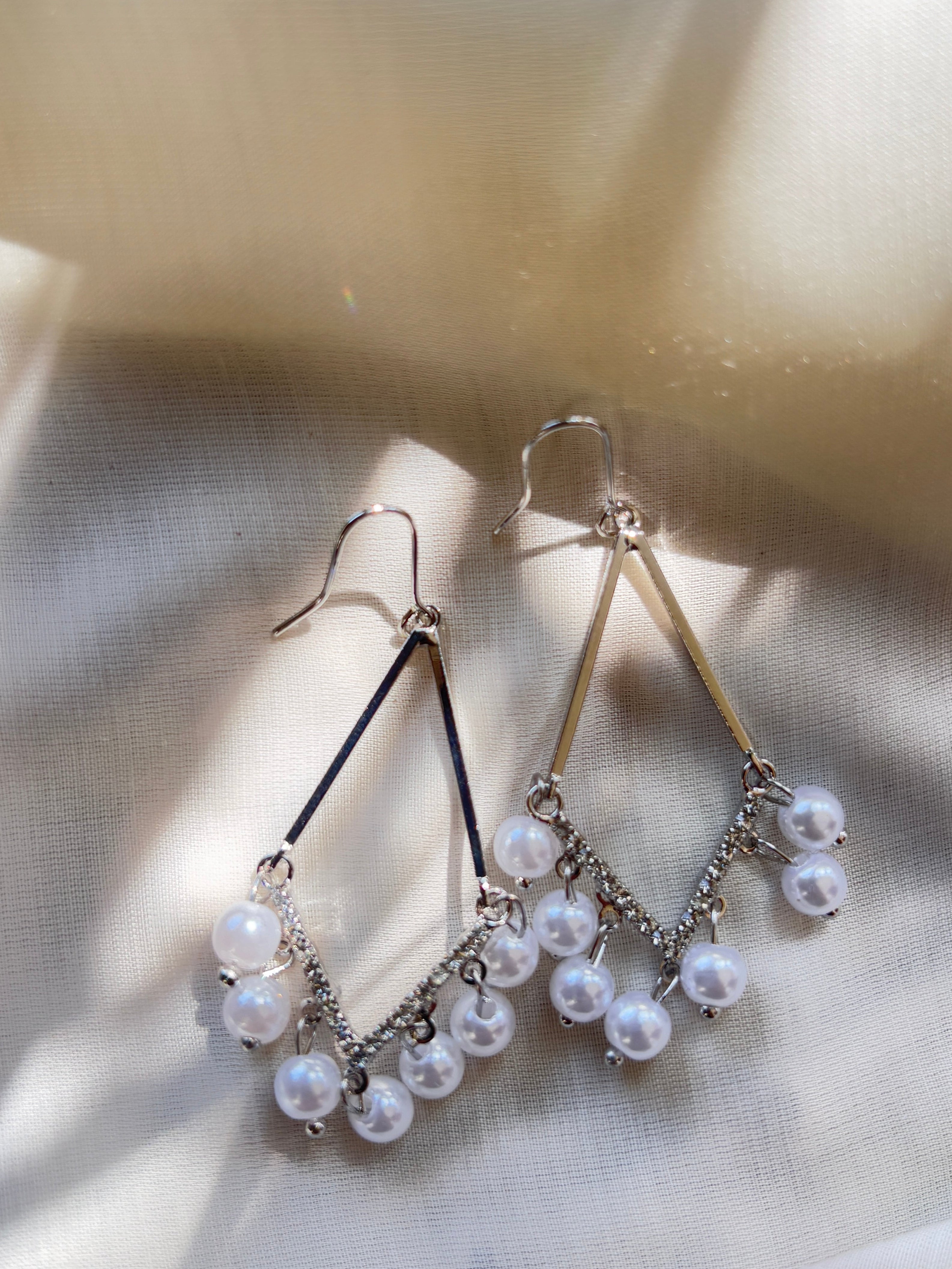 Pearl Chandelier Earrings