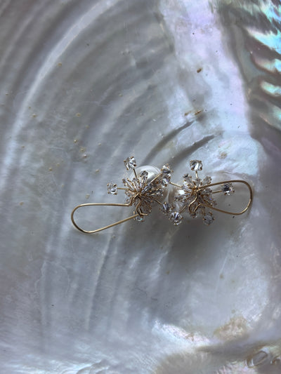 Daybreak Pearl Hoop Earrings