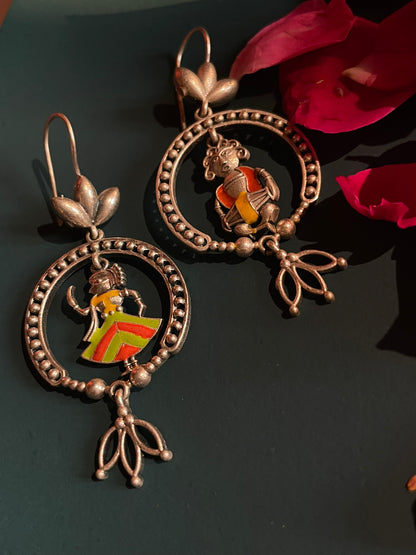 Heritage Figurine Dangler Earrings