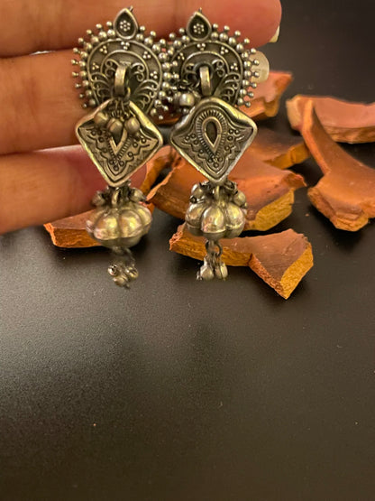 Tribal Paisley Drop Earrings