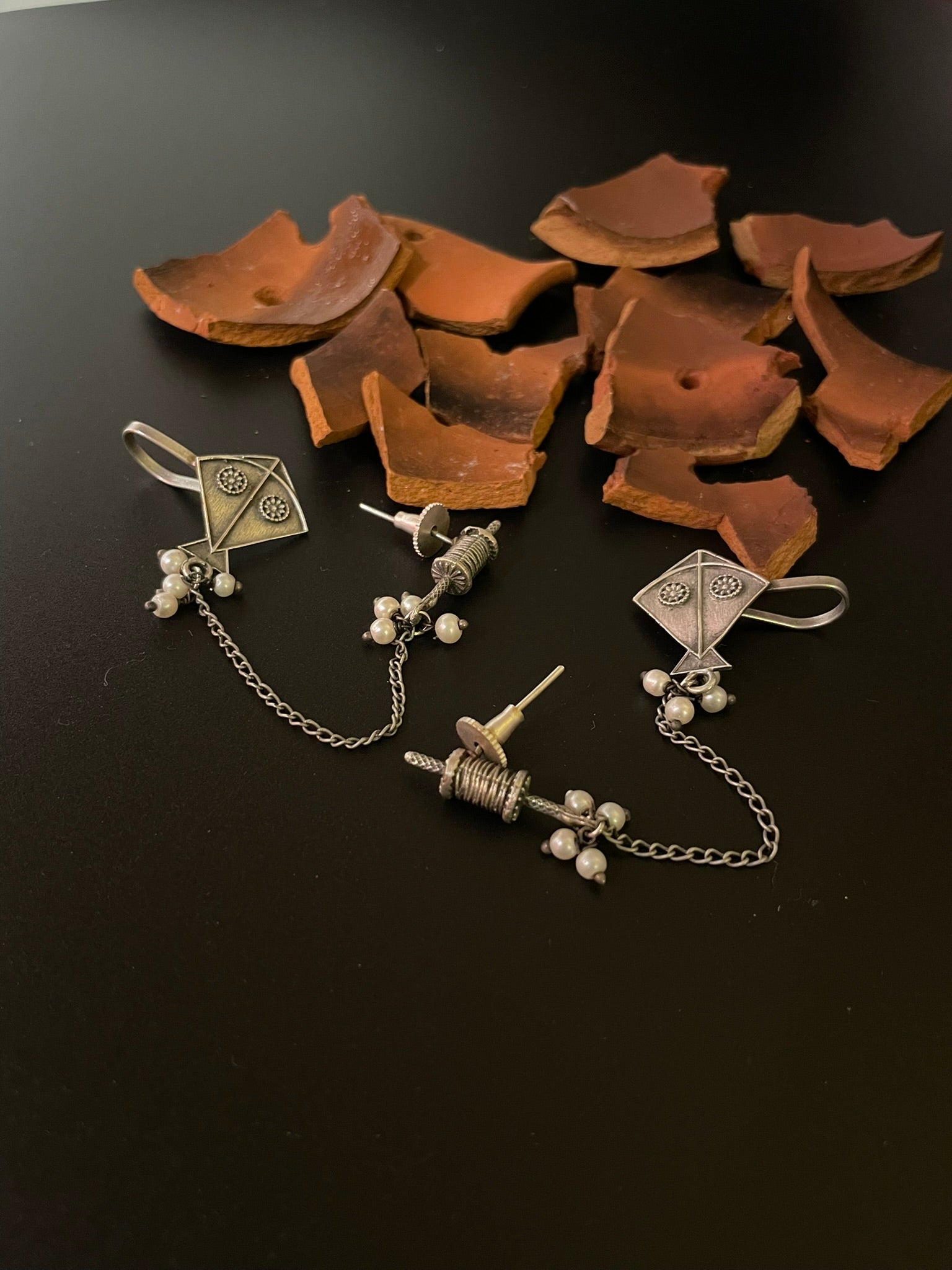 Kite Climber Stud Earrings