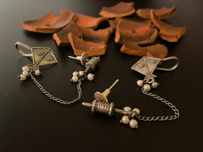 Kite Climber Stud Earrings