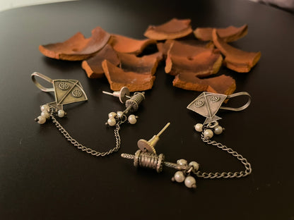 Kite Climber Stud Earrings